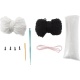 Haakset Poes 2 Stuks 13x6,5x10,5 Cm