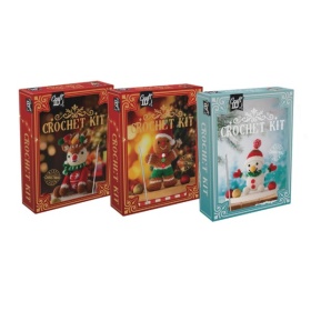 Vergroot Haakset Kerst Xmas Rendier, Gembermannetje Of Sneeuwman Haakset Kerst Xmas Rendier, Gembermannetje Of Sneeuwman