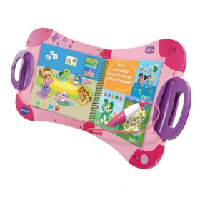 Vergroot VTech Magibook Roze Bundel Met 'Een Dag Uit Het Dagelijks Leven' VTech Magibook Roze Bundel Met 'Een Dag Uit Het Dagelijks Leven'