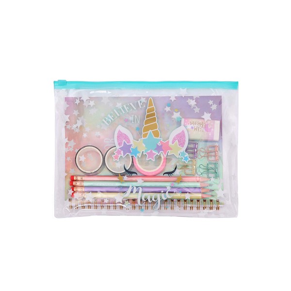 Unicorn Stationery set 4Dlg