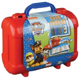 Vergroot Kleuren en Stempel Kofferset Paw Patrol Kleuren en Stempel Kofferset Paw Patrol