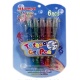 Gelpen tattoo set 6 stuks op kaart