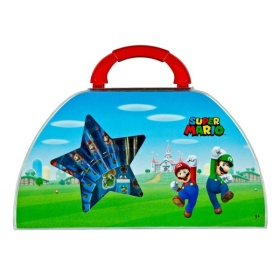 Vergroot Super Mario Kleurkoffer 51 Delig Super Mario Kleurkoffer 51 Delig