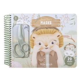 Vergroot Little Dutch Boek Met Diy Maskers Inclusief Schaar Little Dutch Boek Met Diy Maskers Inclusief Schaar