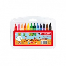 Vergroot Stabilo Waskrijtjes Yippy 12X Stabilo Waskrijtjes Yippy 12X