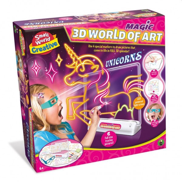 3D Tekenbord Magische Unicorns