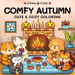 Cute & Cozy Kleurboek Autumn Cafe