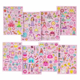 Vergroot Stickerboek Glitter A5 8 Pagina's Stickerboek Glitter A5 8 Pagina's