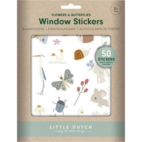 Vergroot Little Dutch Raamstickers Flowers & Butterflies Little Dutch Raamstickers Flowers & Butterflies
