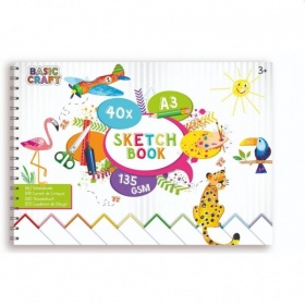 Vergroot Schetsboek A3 Ringband Schetsboek A3 Ringband