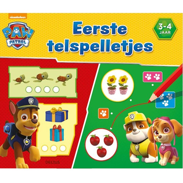 Paw Patrol eerste telspelletjes (3-4 j.). 3 4 jaar, onb.uitv.