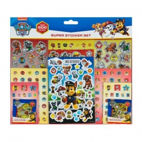 Vergroot Stickerset Paw Patrol 500-Delig Stickerset Paw Patrol 500-Delig