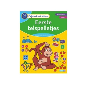 Oefenboek stickers telspel 5-6 jaar