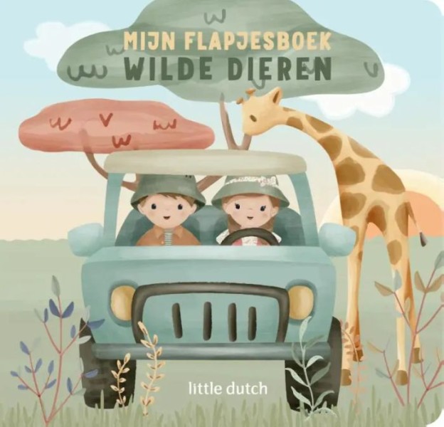 Boek Little Dutch Mijn Flapjesboek Wilde Dieren