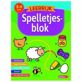 Leerrijk spelletjesblok 3-4 jaar