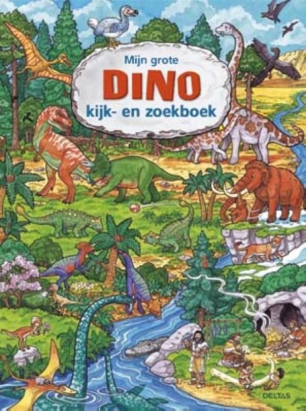 Deltas- Mijn grote dino kijk- en zoekboe