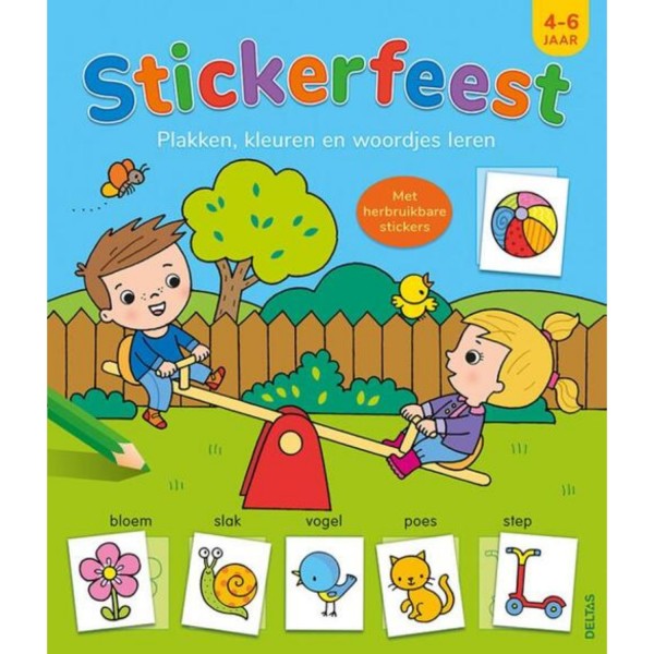 Boek stickerfeest (4-6 jaar)