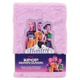Vergroot Kpop Demon Hunter Plush Notitieboek Kpop Demon Hunter Plush Notitieboek