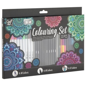 Kleurset Proffesioneel Compleet 33 Pcs 37,5x24 Cm