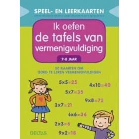 Vergroot Speel en leerkaarten - Ik oefen de tafels van vermenigvuldiging (7-8) Speel en leerkaarten - Ik oefen de tafels van vermenigvuldiging (7-8)