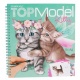 TopModel Kleurboek Create Your Kitty