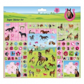 Vergroot Stickerset Paarden 500-Delig Stickerset Paarden 500-Delig