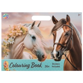 Kleurboek Horse Collection 25 Pagina's 26x35,5 Cm