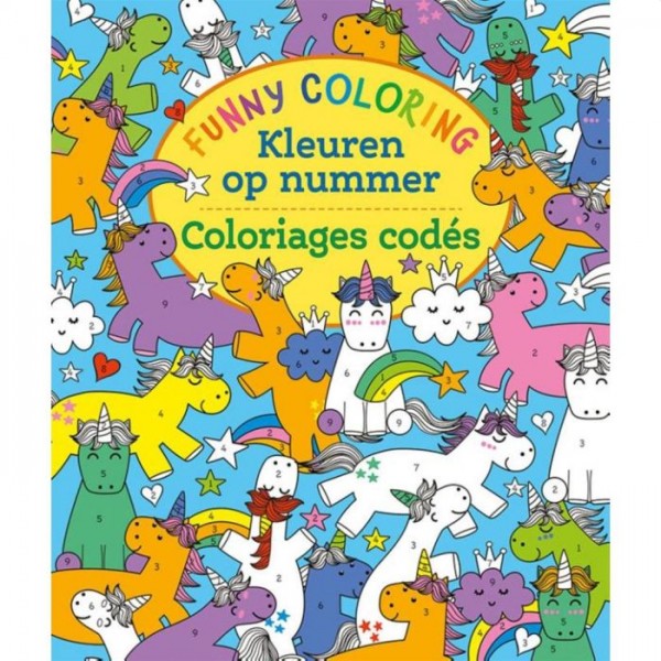 Kleurboek kleuren op nummer