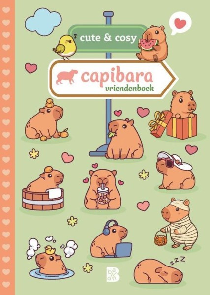 Cute En Cosy Vriendenboek Capibara