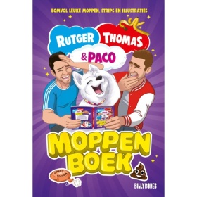 Vergroot Boek Moppenboek Rutger, Thomas EN Paco Boek Moppenboek Rutger, Thomas EN Paco