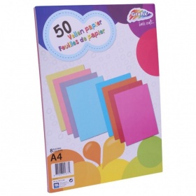 Vergroot Gekleurd Papier A4 50 Vellen Gekleurd Papier A4 50 Vellen