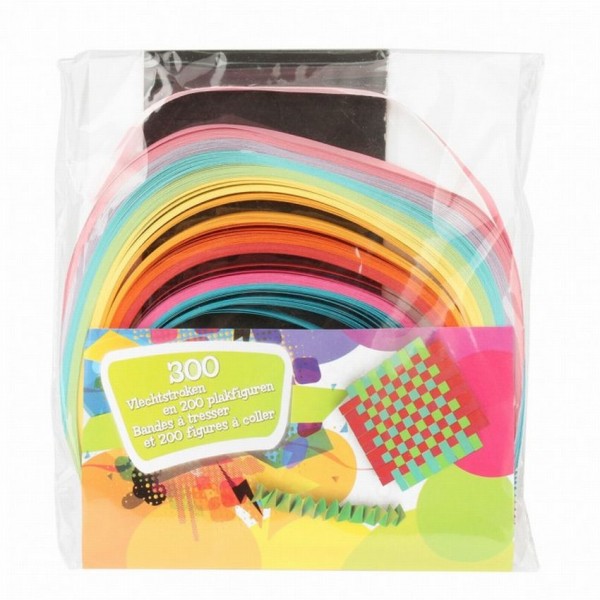 Vlechtstroken Papier 300 Stuks huismerk kopen in de aanbieding Vlechtstroken Papier 300 Stuks huismerk kopen in de aanbieding