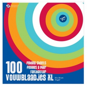 Vergroot Vouwblaadjes 20x20 100 Stuks Vouwblaadjes 20x20 100 Stuks