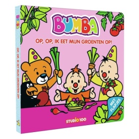 Vergroot Buma Kartonboek Met Flapjes - Op Op Ik Eet Mijn Groente Buma Kartonboek Met Flapjes - Op Op Ik Eet Mijn Groente