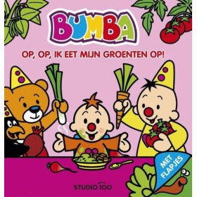 Bumba Kartonboek Met Flapjes - Op, Op, Ik Eet Mijn Groenten