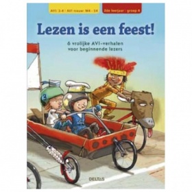 Vergroot Boek Lezen Is Een Feest! AVI M4-E4 6 Verhalen Boek Lezen Is Een Feest! AVI M4-E4 6 Verhalen