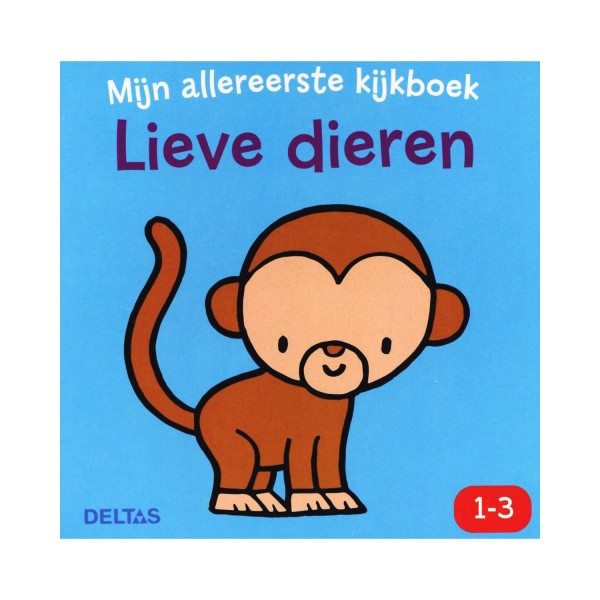 Boek eerste kijkboek lieve dieren (1-3 jaar)