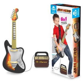 Vergroot Idance Electrische Gitaar Jam Hero + Versterker Idance Electrische Gitaar Jam Hero + Versterker