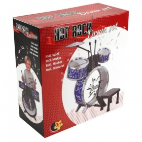 Vergroot Hot Rock Drumstel met Stoel Hot Rock Drumstel met Stoel