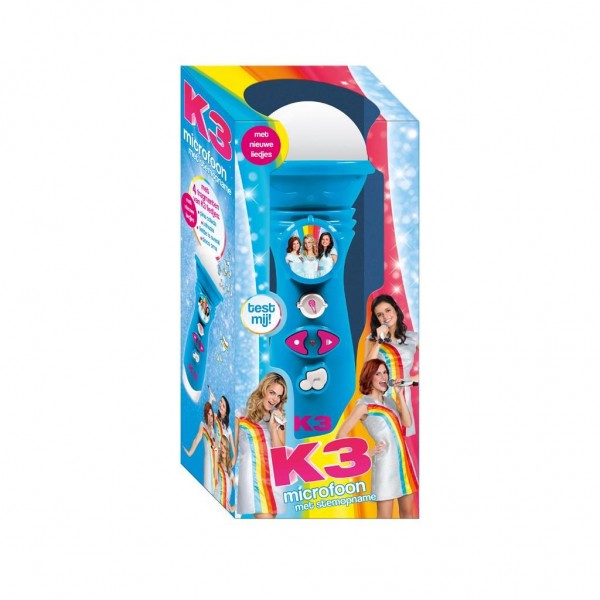 Studio 100 K3 Microfoon Met Stemopname Blauw studio 100 kopen in de aanbieding Studio 100 K3 Microfoon Met Stemopname Blauw studio 100 kopen in de aanbieding