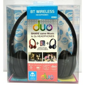 Vergroot Idance Hoofdtelefoon Draadloos Zwart Metal Idance Hoofdtelefoon Draadloos Zwart Metal