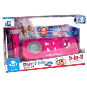 Idance Party Mix Set Roze Met Licht, Geluid En Microfoon