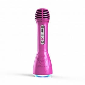 Vergroot Karaoke Microfoon iDance Roze Karaoke Microfoon iDance Roze