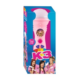 Vergroot K3 Microfoon Met Stemopname Roze K3 Microfoon Met Stemopname Roze