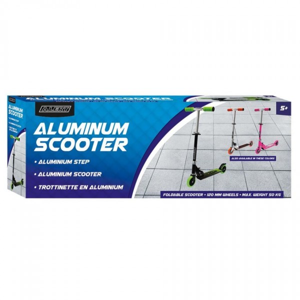 Scooter Aluminium Zwart Alert alert kopen in de aanbieding