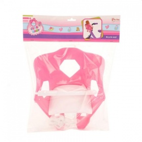 Vergroot Poppenfietsstoel Baby Roze Poppenfietsstoel Baby Roze