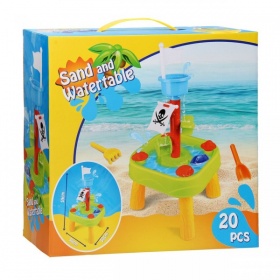 Vergroot Waterspeeltafel Piraat 20-delig 30x30x50cm Waterspeeltafel Piraat 20-delig 30x30x50cm