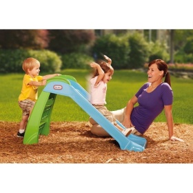 Vergroot Little Tikes Glijbaan Blauw Groen Little Tikes Glijbaan Blauw Groen