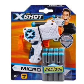 Vergroot Zuru X-Shot Excel Micro Met 8 Darts Zuru X-Shot Excel Micro Met 8 Darts