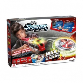 Vergroot Spinner MAD Single Shot Blaster Rood Spinner MAD Single Shot Blaster Rood